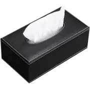 Leather Tissue Box Cover, Face Tissue Box, Modern Napkin Storage Box, Car6460