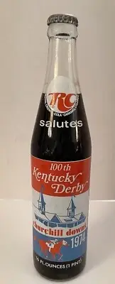 RC Cola Salutes 100th Kentucky Derby 1974 Commemorative Bottle Full