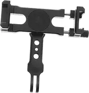 UTHCLO Smartphone Tripod Mount Adapter Rotatable Phone Holder for Live Streaming Vlogging Photography Compatible with Gopro and Phones Versatile Triple Cold Shoe Design
