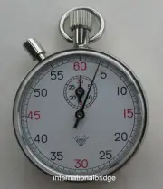 Shanghai Diamond Brand Manual Mechanical Stopwatch Manual Winding Sports Timing