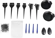 AUTSUPPL Hair Coloring Tool Kit Salon Tools Dye Bowl Comb Brush Home Hair Dyeing Kit