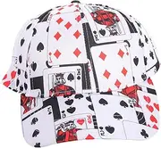 [ANDRESLAD] Versatile Outdoor Cap Poker Hat Breathable Fabric Stylish Sun Hat for Men Women