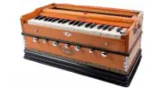 BINA 3.25 Octave Harmonium 7 stopper 39 keys–Indian Classical Musical Instrument