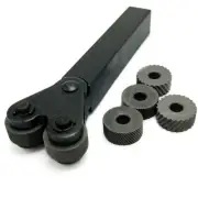 Knurl Wheel Reticulated Knurling Inner Hole Steel Lathe Tool 0.6mm 1.0mm 2.0mm