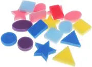 18Pcs Multi Shapes Kids Sponge Painting Brush Set Paint Textured Brush Paint Brush Sponge Brushes Kids Early Learning Toy