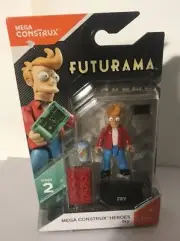 Mega Construx Heroes Series 2 FUTURAMA FRY Buildable 2.25" Figure 13 Pcs New