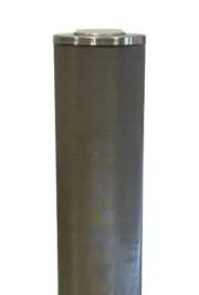 Hydro-Genics® Stainless Steel Cleanable Filter, 20" length, 4.3"OD, 10 micron