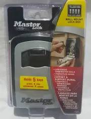 MASTER LOCK EXCELL LOCK - WALL MOUNT LOCK BOX COMBINATION - RRP $93 - BNIB