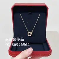 在飛比找蝦皮購物優惠-二手精品 卡地亞 Cartier Love系列 玫瑰金雙環滿