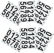 Outanaya Vinyl Letter Number Stickers 6 Pack Reflective Mailbox Address Stickers for Outdoor Use