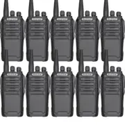 10pcs UV-6D Walkie Talkies 400-480MHz UHF Band Handheld Two Way Radios