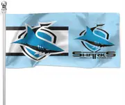 Cronulla Sharks NRL Pole Flag