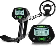 Metal Detectors, High Accuracy Professional MD-4090 Underground Metal Detector LCD Metal Detector with Memory Function Backlight Adjustable for Beach/Gold Hunting(MD-4090)