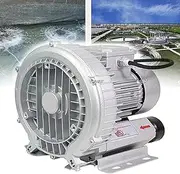 High-Pressure Vortex Fan,120W-1500W Single Phase Industrial Vacuum Pump,Regenerative Blower,Aluminum Shell Silent Centrifugal,Motor Speed 2980 Rev/min(750W)
