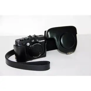 適用於佳能g15 g16全包皮套相機包Canon G15/G16相機殼可連接支架