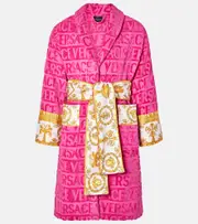 [Versace Home] Versace Home Versace Allover cotton terry bathrobe