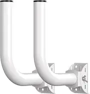 Ueevii Universal Wireless Bridge Bracket Mount, Pole and Wall-Mounted Mount for Outdoor Point to Point AP Access Point Client Bridge CPE,2-Pack