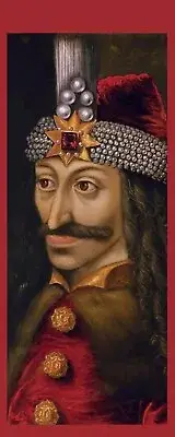 Vlad Tepes - Dracula - Laminated Photo Bookmark - 2.5 x 6 in