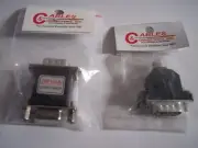 Unique 2 pcs 1 each DB9 Male to HD15 Female and DB9 Male to RCA Female Adapters