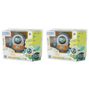 2PK Blue Rocket Xtrem Bots Control/Program Crazy Bots Roll with Lights 4y+