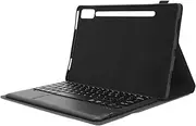 Keyboard Case for Tab P12, 12.7in TPU Stand Cover with Magnetically Detachable Keyboard with Touchpad Pen Holder, TB370FU TB371FC (Black)