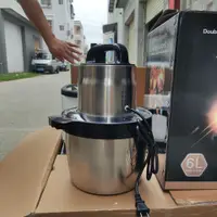 在飛比找樂天市場購物網優惠-不銹鋼家用6L絞肉機商用電動攪拌絞餡切菜機