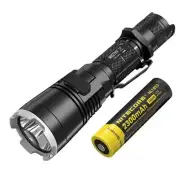 NITECORE Multi-Task LED Flashlight 1000 Lumens 3 Color Lights Rechargeable Black
