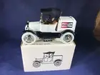 U2-13 ERTL 1:25 SCALE DIE CAST BANK - 1918 RUNABOUT - CHAMPION SPARK PLUGS