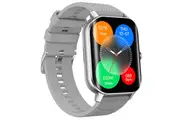 Smart Watches Men Women Answer/Make Calls Touch Screen Fitness Tracker with Heart Rate Blood Oxygen Blood Pressure Monitor 100+ Sports Modes Waterproof Smart Watch Black for Android iOS(Grey)