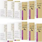 A-SUB Sublimation Paper A4, 210x297mm, 1000 Sheets, 120gsm, Compatible with EPSON, SAWGRASS, RICOH, Brother Sublimation Printers
