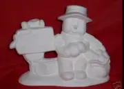 Ceramic Bisque Ready to Paint Snowman Snowballs For Sale