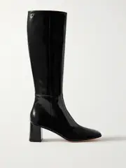 [Gianvito Rossi] Gianvito Rossi - Nuit 55 Patent-leather Knee Boots - Black - IT41 IT 41 Black