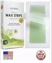 LOT OF 9 Avashine Wax Strips 64 Strips (32 Double Sides per box) Legs/Body