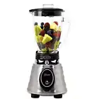 Oster BPCT02-BA0-000 6-Cup Glass Jar 2-Speed Toggle Beehive Blender, Brushed Sta
