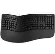 NEW Microsoft Ergonomic Keyboard for Business - Wired (LXM-00001) Black
