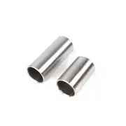 2x Chromed Steel Guitar Slide for Medium ring size 11, (60mm and 40mm)
