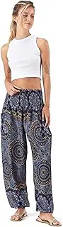 [Happy Trunks] Harem Pants - S M L XL 2XL - Womens Plus Hippie Bohemian Yoga Elephant Pants