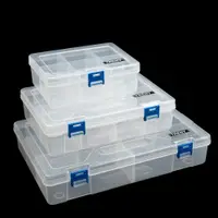 在飛比找蝦皮商城優惠-TRENY 可拆式透明收納盒 多格零件盒 串珠 公仔 首飾盒