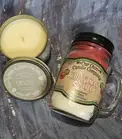 Our Own Candle Company A Christmas Candle Cinnaberry Balsam Peppermint + BONUS!