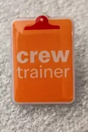 McDonald's Crew Trainer Fast Food Employee Lapel Hat Pin NOS New 2023