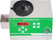 Electric Seed Counter Counting Machine, Automatic Seeds Counter, Count Capacity 1~99999, Microcomputer Control, Speed Adjustable, for Rice Wheat Sorghum Corn, Various Shapes Seeds