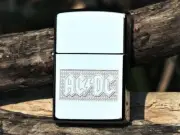 Zippo Lighter - AC/DC - Angus Young - Bon Scott - Brian Johnson - Engraved