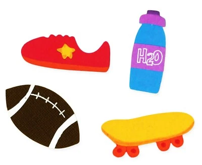Sizzix Bigz Sport Icons #4 die #A11116 Retail $22.99 Cuts fabric, by Laura Kelly