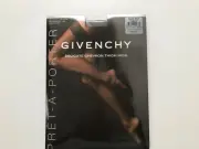 GIVENCHY Pantyhose Nylon Pret-A-Porter Retro Geometric Ribbed Fishnet A/B