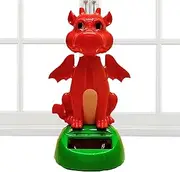 Solar Powered Shaking Toy,Dashboard Shaking Dinosaur Ornaments | Cartoon Animals Figures Car Interior Decors for Dashboard, Bay Window, Bedside Table, Verandah Dudok