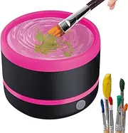 yupeuooe Automatic Electric Makeup Brush Cleaner,Electric Concealer Blush Eyeshadow Brush Cleanser - Portable Beauty Cosmetic Tool Cleansing Washer for Skin Care Enthusiasts Professional Artists