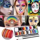 Face Painting Palette with Colors Body Paint Based Face Paint Kit for Halloween