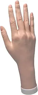 Folpus Female Hand Model,Flexible Finger Showing Lightweight Bendable Fake Hand Mannequin Hand for Bracelet Photograph Props Rings, Right
