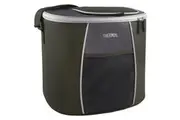 Thermos E5 Portable On The Go Insulating 24 Can Cooler w LDPE Liner Grey Green
