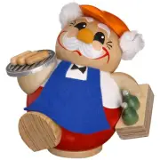 Chunky MINI BBQ Grill Man German Smoker Incense Figure